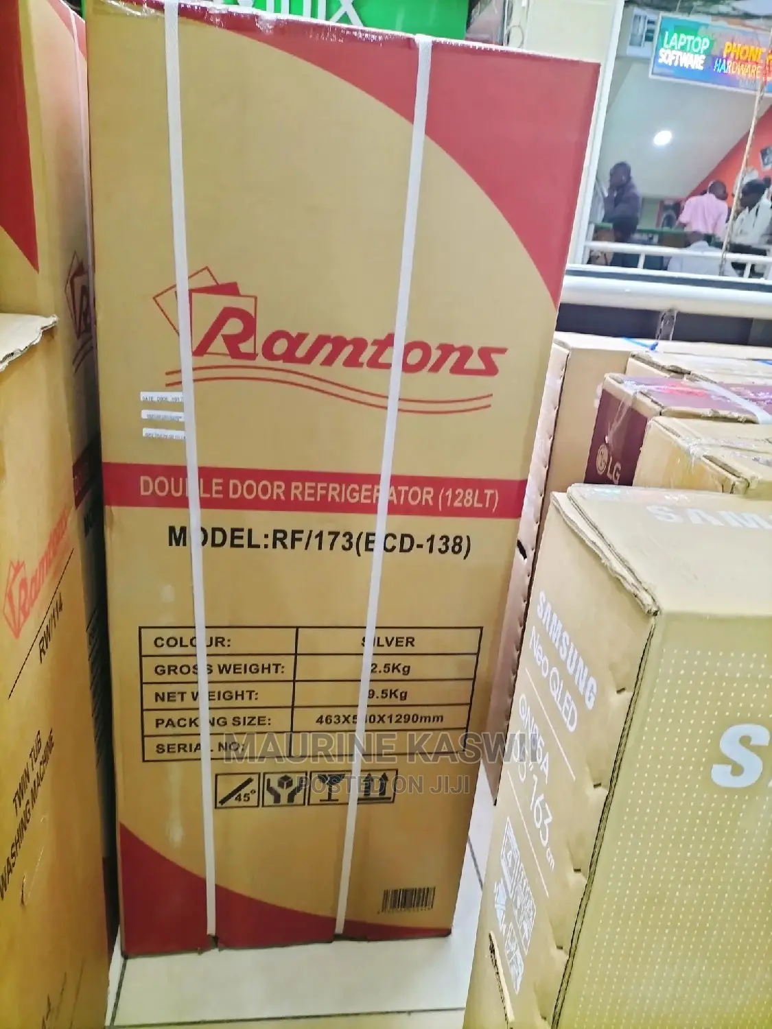 Ramtons 128L 2 Door Direct Cool Fridge