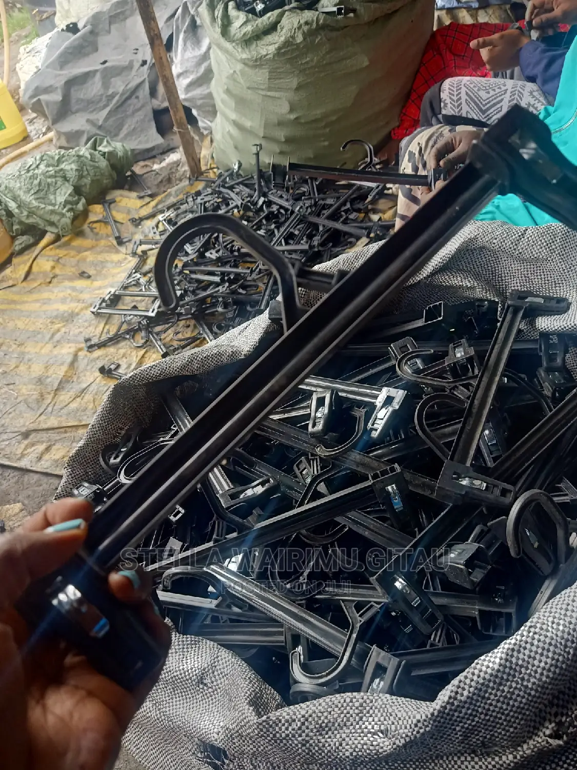 Clip Black Plastic Hangers