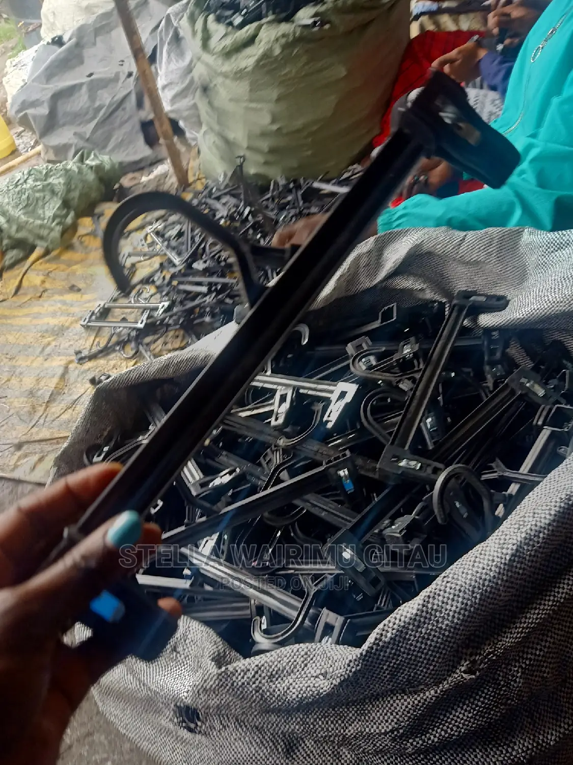 Clip Black Plastic Hangers