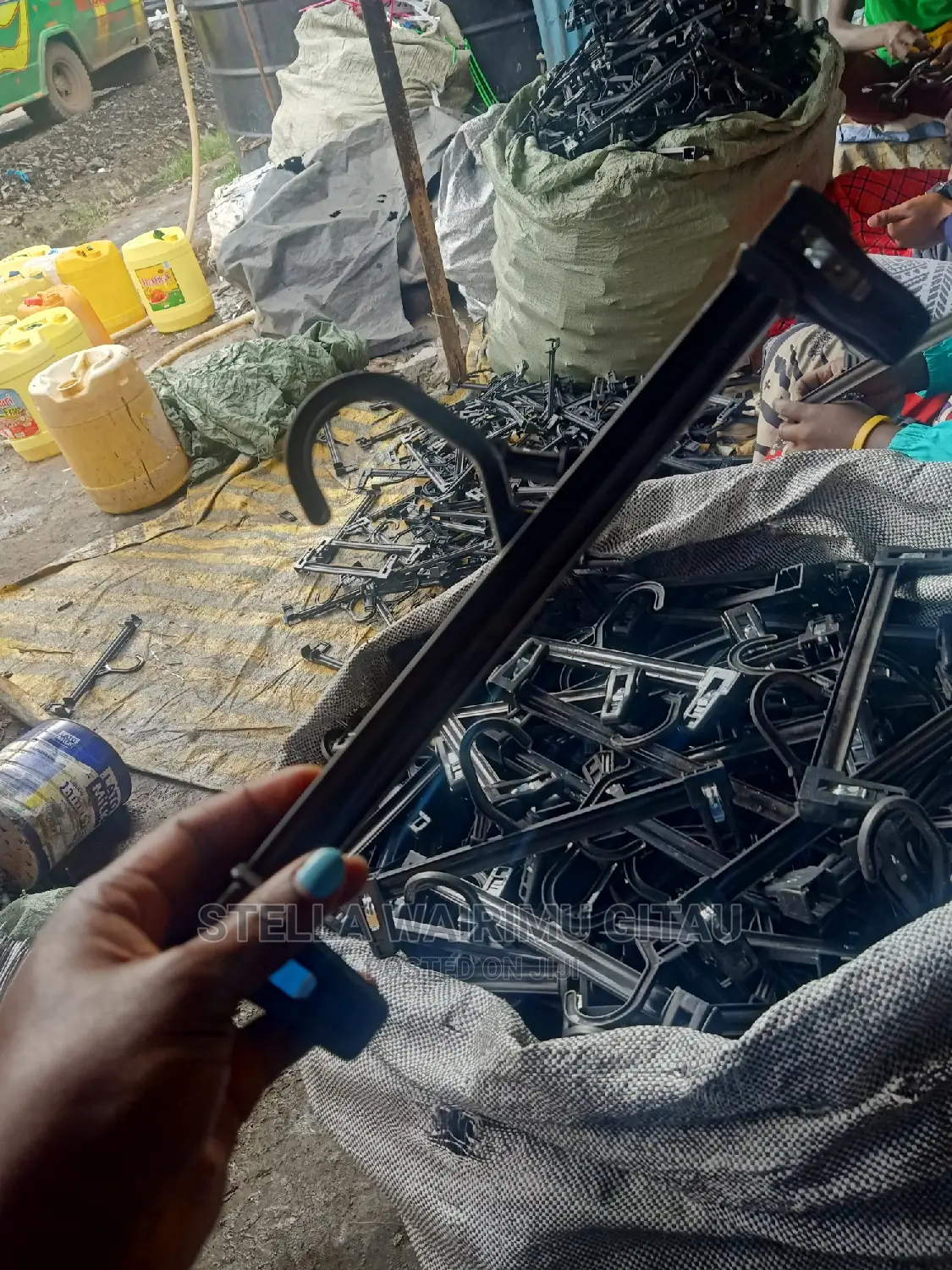 Clip Black Plastic Hangers