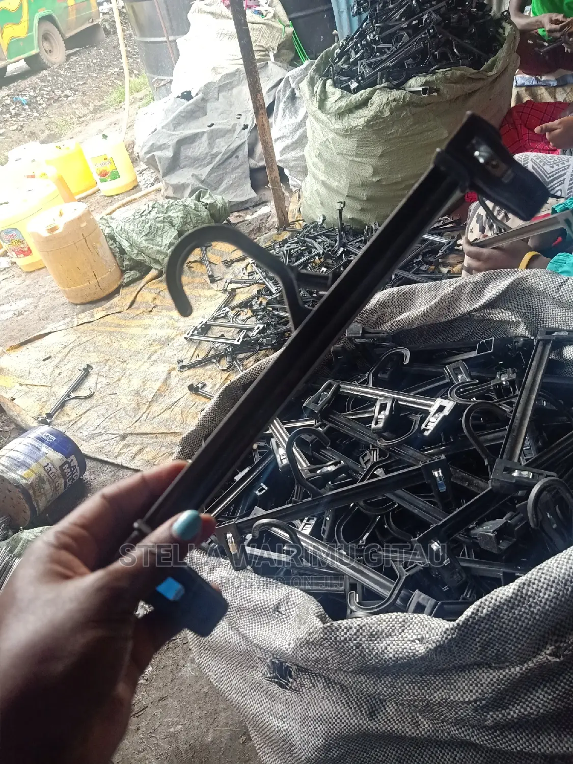 Clip Black Plastic Hangers