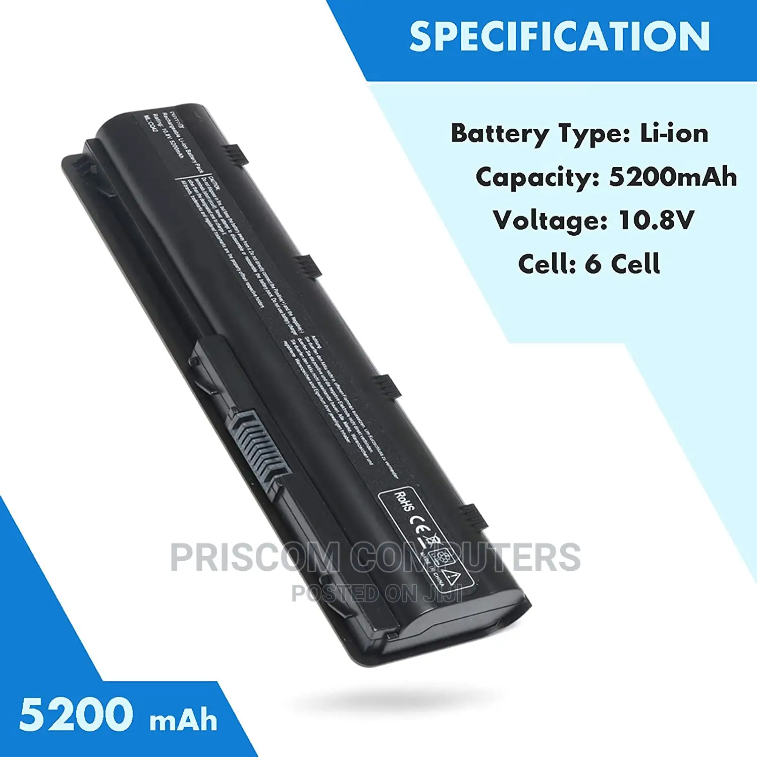 Laptop Battery For Hp,Dell,Lenovo,Toshiba,Acer,Asus Laptops