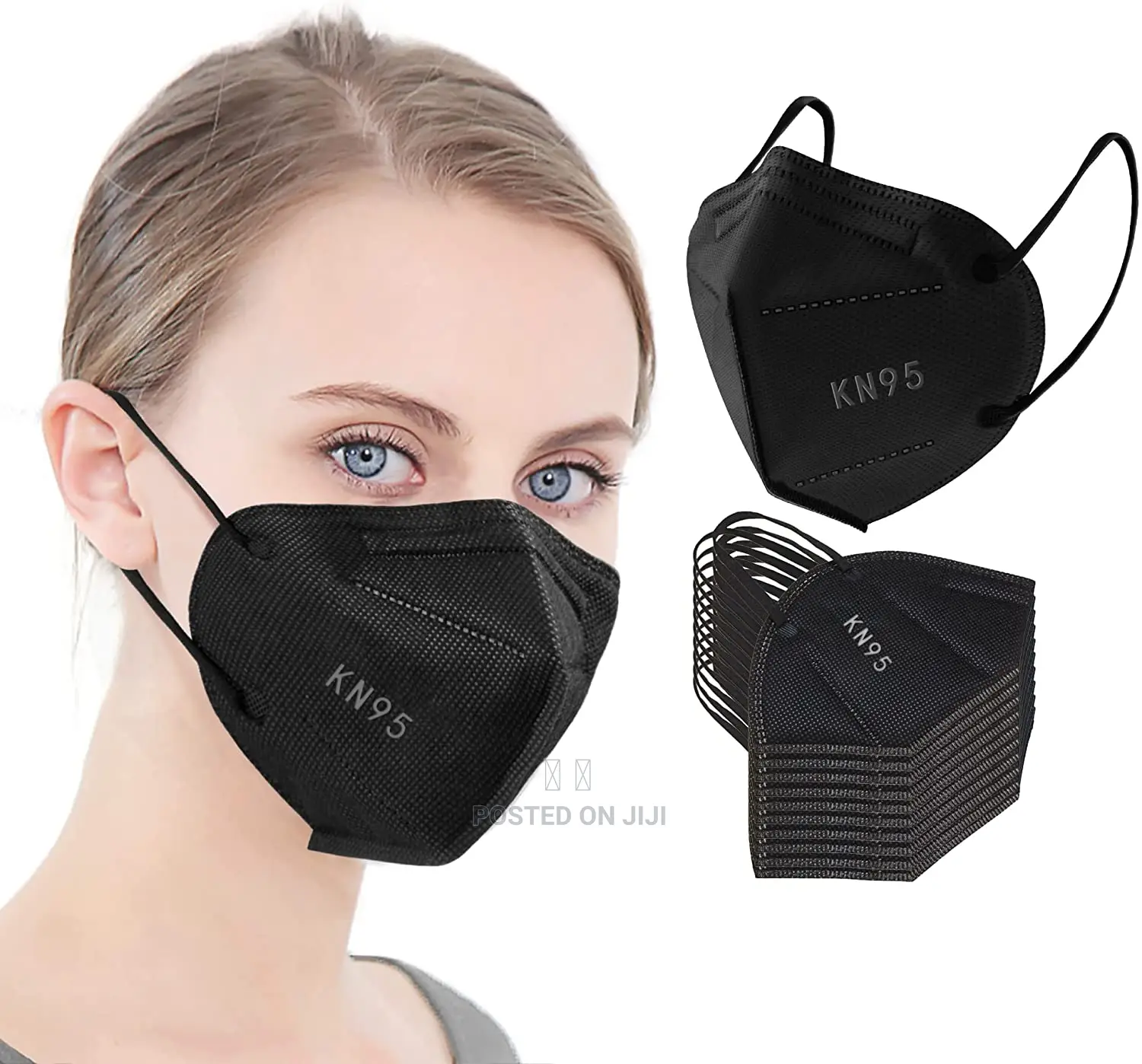 Black Kn95 Without Filter on Offer