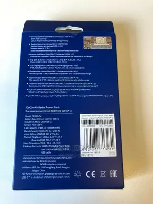 Xiaomi Redmi Power Bank 10000-Mah 2.4A Fast Charge