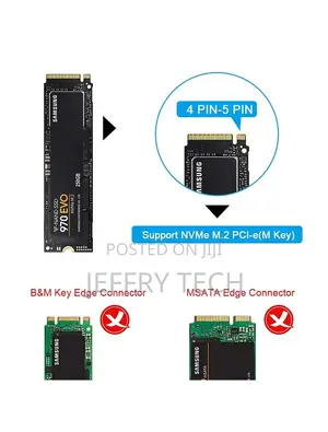 M.2 NVME SSD Enclosure Clip Type Aluminum NVME External Har