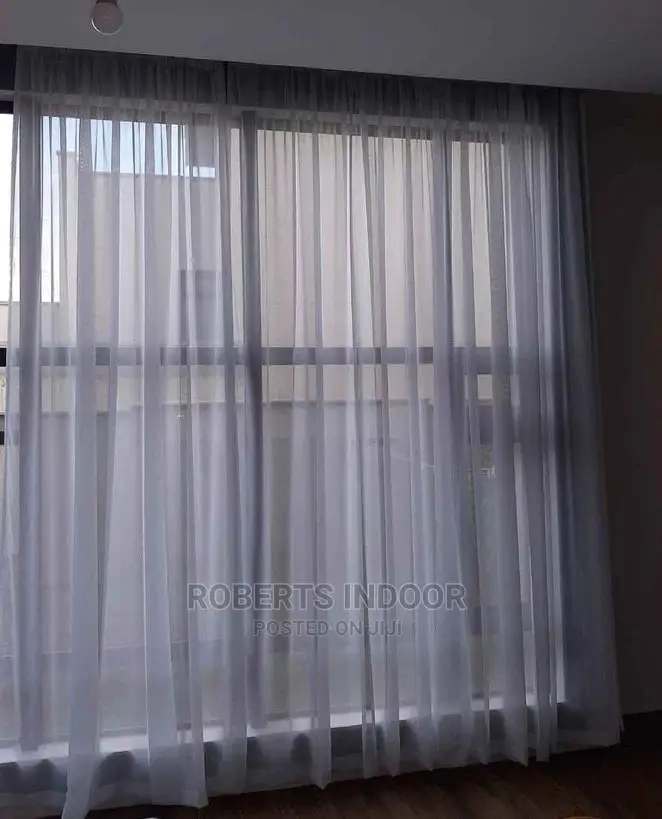 Plain White Heavy Sheer