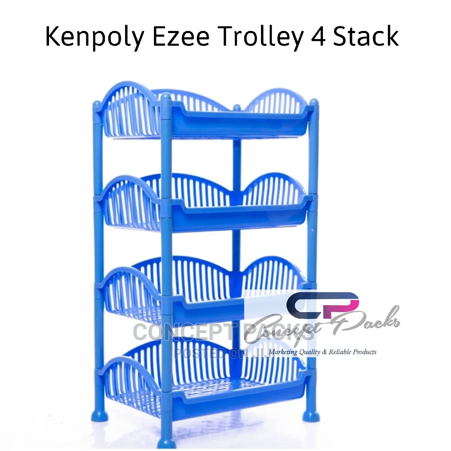 Kenpoly Ezee Trolley 4 Stack