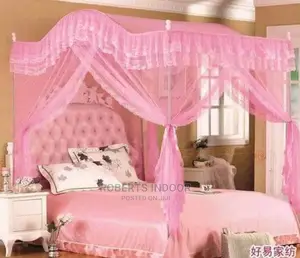 Curved 4 Stand Mosquito Net