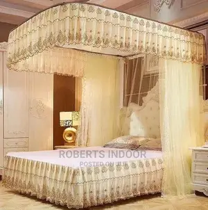 Cream 5*6 2 Stand Mosquito Net