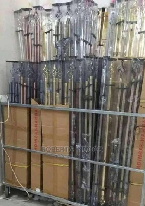 2m Double Curtain Rod - main view