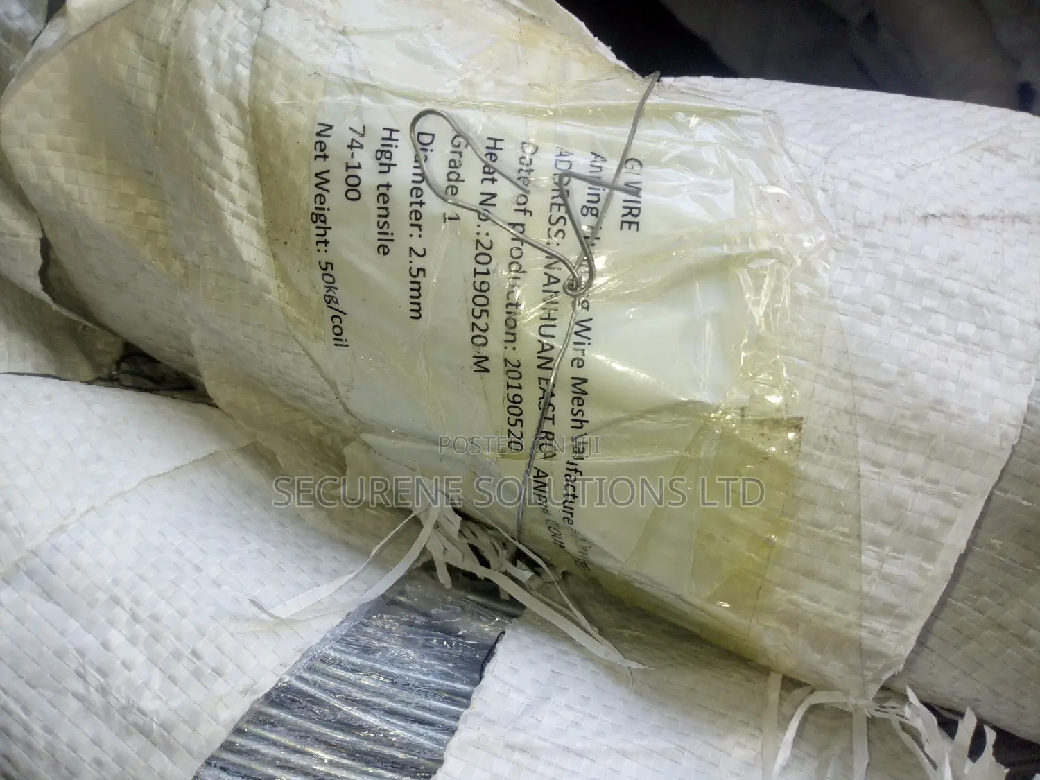 High Tensile GALVANIZED HT WIRE 2.5mm,1200meters, 50kgs