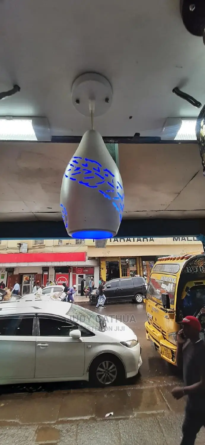 Blue Hanging Light