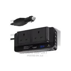 Car Power Inverter 200W With 2 Socket Ports and 4USB Ports