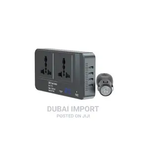 Car Power Inverter 200W With 2 Socket Ports and 4USB Ports