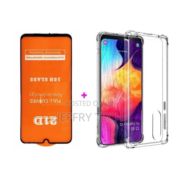 Back Case + Glass Screen Protector for Samsung Galaxy A30s - thumbnail 2