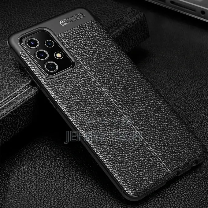 Autofocus for Samsung Galaxy A72 Litchi Carbon Fiber Case An