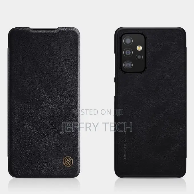 Nillkin for Samsung Galaxy A52 Qin Series Leather Case - Bla