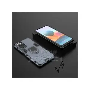 Metal Ring Car Holder for Xiaomi Redmi Note 10 Pro - Blue