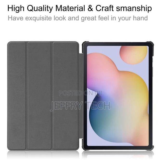 Samsung Galaxy Tab S7 T870 Custer Texture Case(Black - thumbnail 3