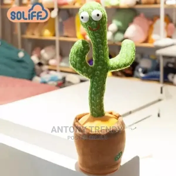 New Talking Dancing Cactus Plush Doll .
