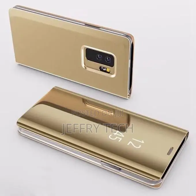 Samsung Galaxy S9 Plus Clear View Cover - Gold