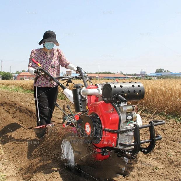8 Horsepower Four-Wheel Drive Tiller