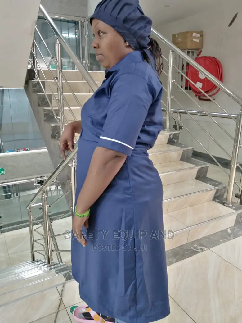 Navy Blue Full Nanny Uniforms