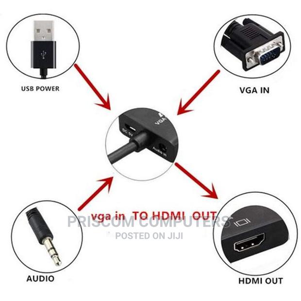 Vga to Hdmi Cable Converter Adapter - thumbnail 2