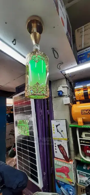 A Green Hanging Light