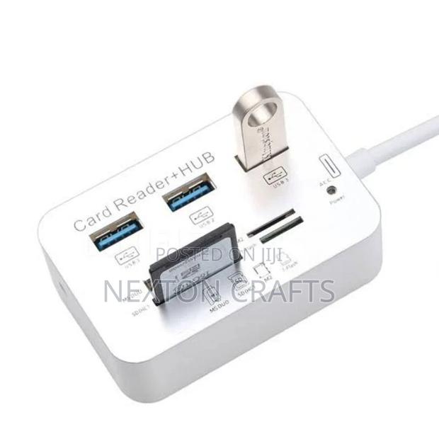 USB 3.0 Multi Hub All in One Card Reader COMBO - thumbnail 3