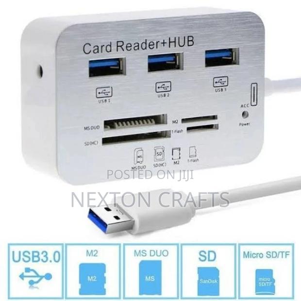 USB 3.0 Multi Hub All in One Card Reader COMBO - main view