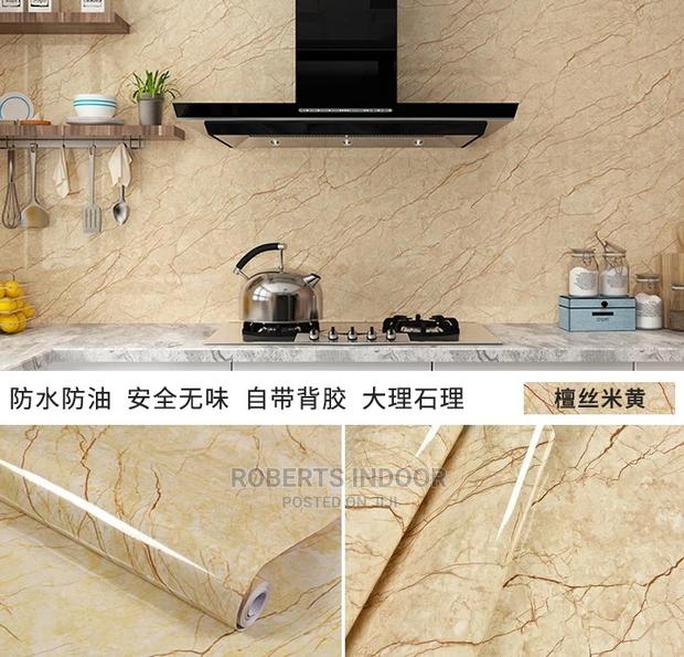 Beige Pvc Marble Contact Paper
