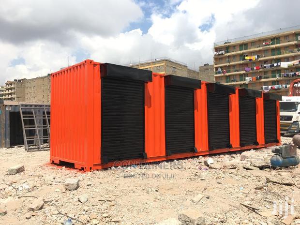 Modular Shipping Container Stalls - main view