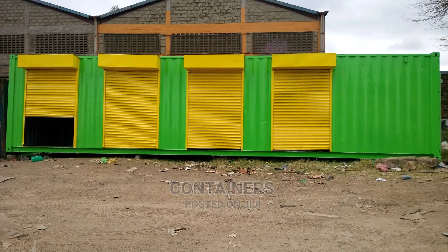 Market Shipping Container Stalls