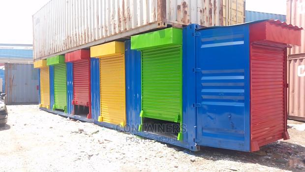 Container Stalls Designs and Fabrication - main view