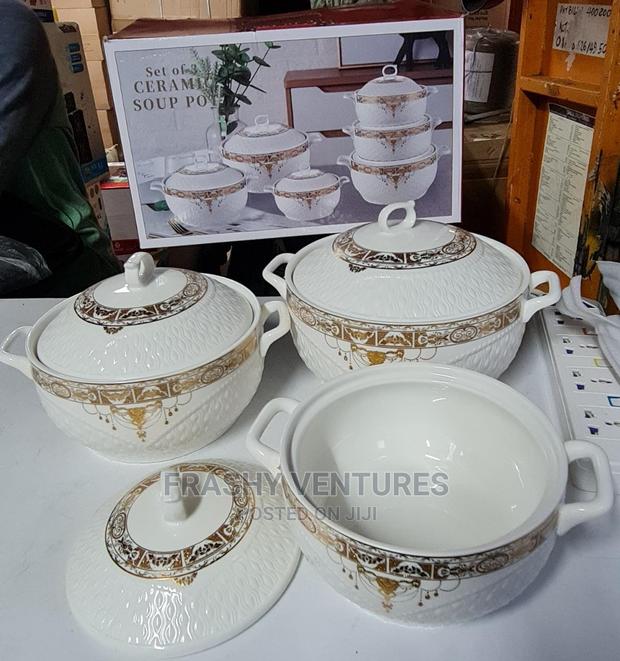 3pcs Ceramic Pot - main view