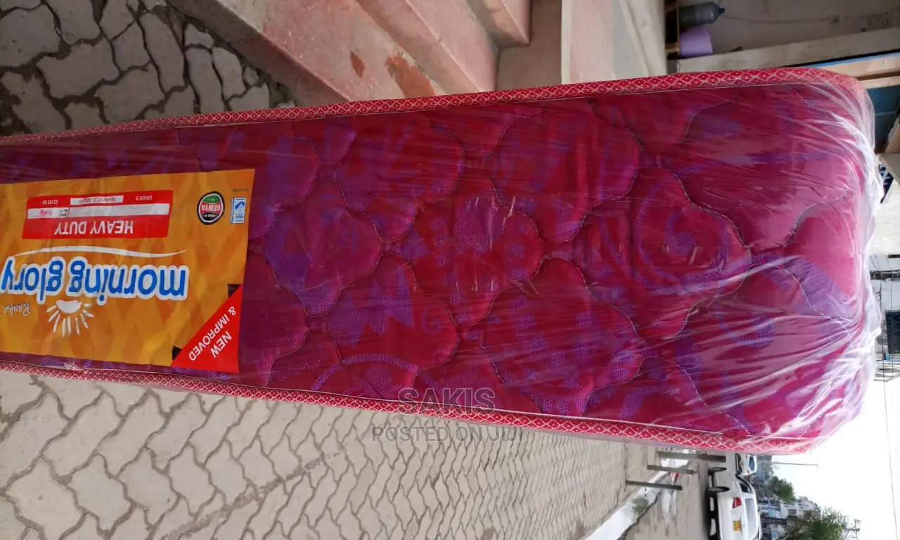 No Disappointment! 6 by 6 Mattress. New. Quilted Heavy Duty