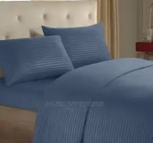 Blue Striped Duvet Cover