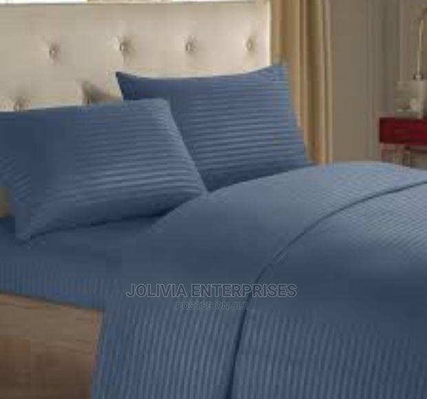 Blue Striped Duvet Cover