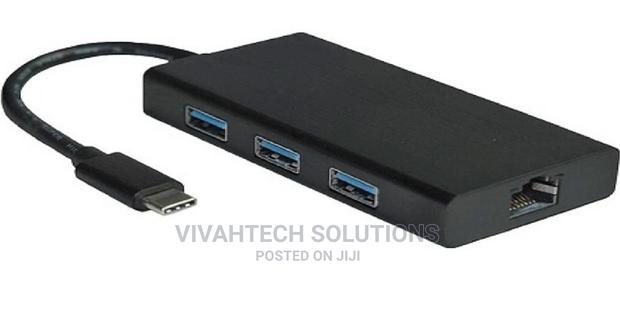 USB 3.1 Gen 1 Transcend 4-port HUB Black - thumbnail 2