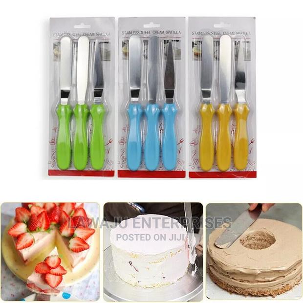 3in1 Cake Pallet Knife Set (Light Gauge) - thumbnail 3