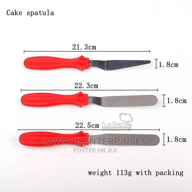 3in1 Cake Pallet Knife Set (Light Gauge) - thumbnail 7