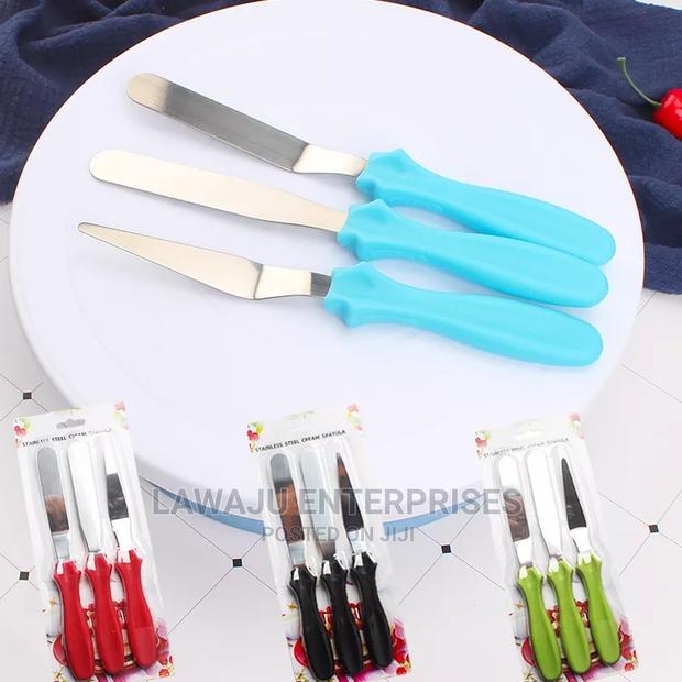 3in1 Cake Pallet Knife Set (Light Gauge) - thumbnail 2