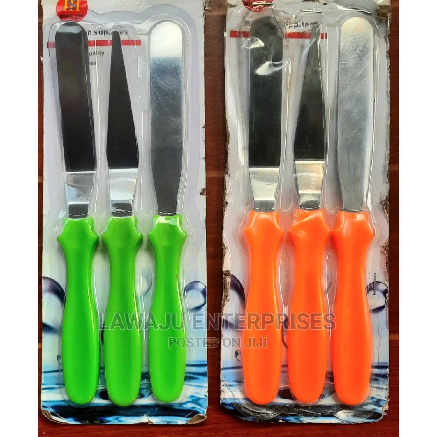 3in1 Cake Pallet Knife Set (Light Gauge)