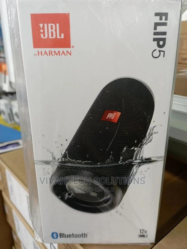 JBL FLIP 5, Waterproof Portable Bluetooth Speaker, Black - main view