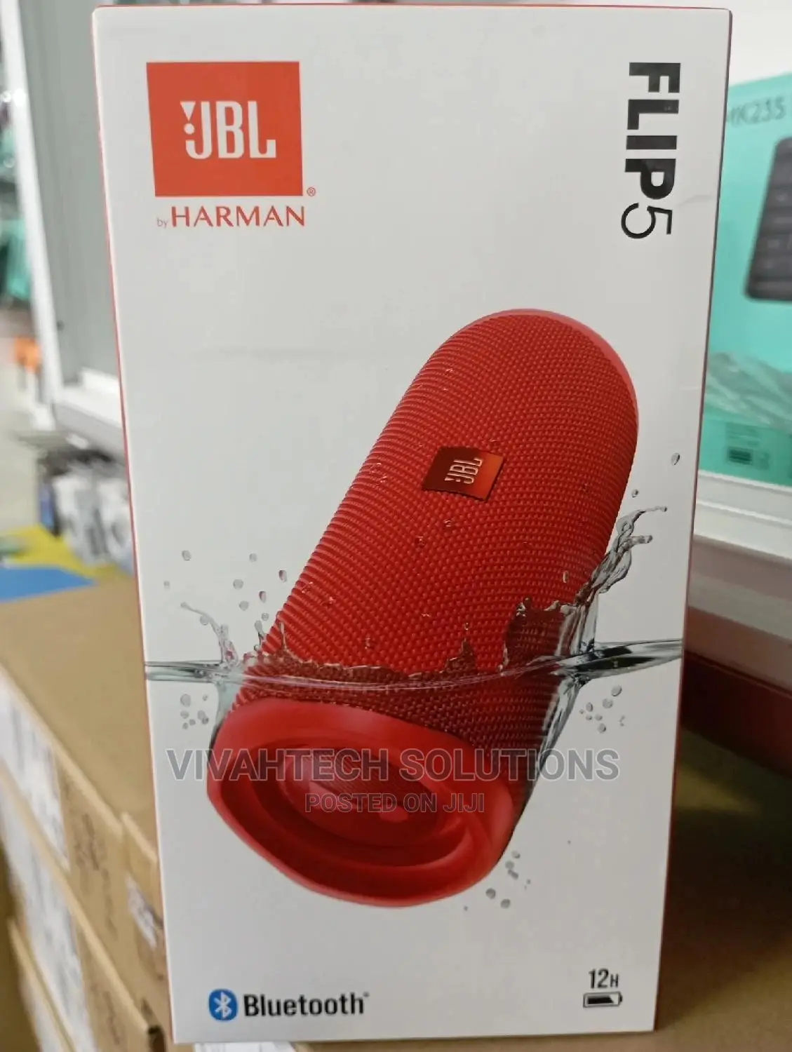 Original JBL Filp 5 New Bluetooth Speakers -RED