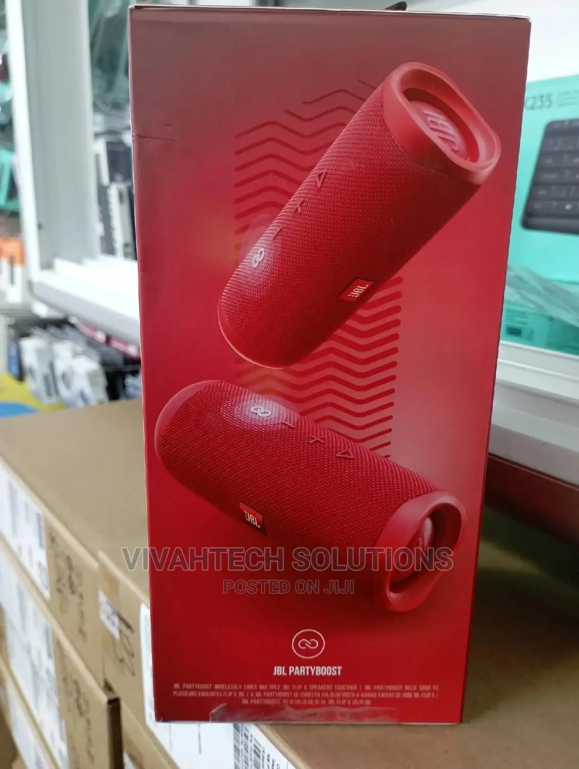 Original JBL Filp 5 New Bluetooth Speakers -RED