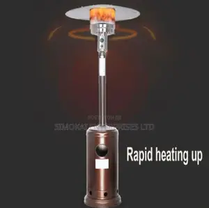 Umbrella Heater Brown Outdoor Propane Patio Heater