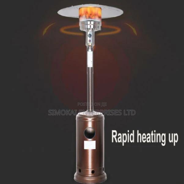 Umbrella Heater Brown Outdoor Propane Patio Heater