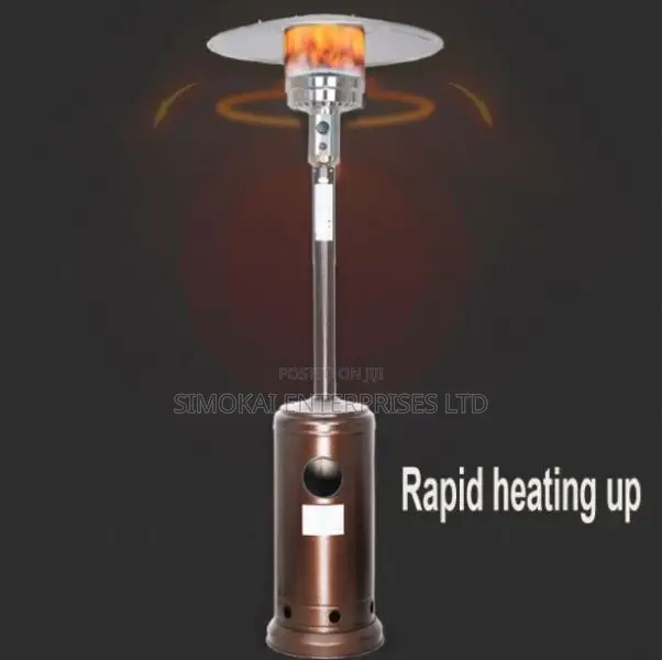Umbrella Heater Brown Outdoor Propane Patio Heater